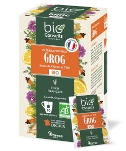 Préparation pour grog BIO, 20 sachets